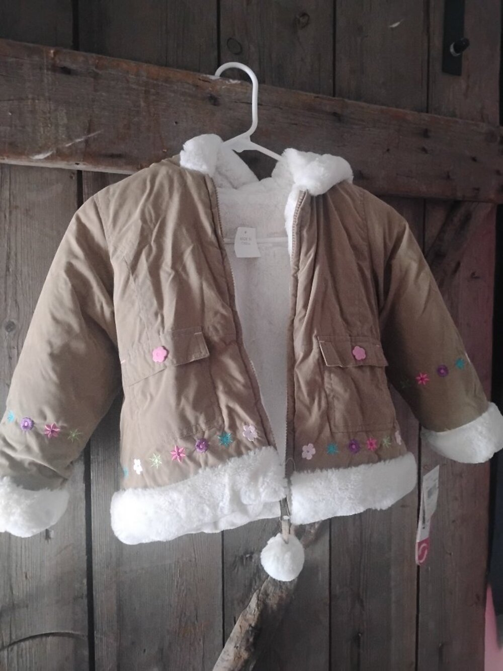 Reversible winter coat